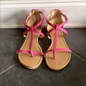 Pink sandals